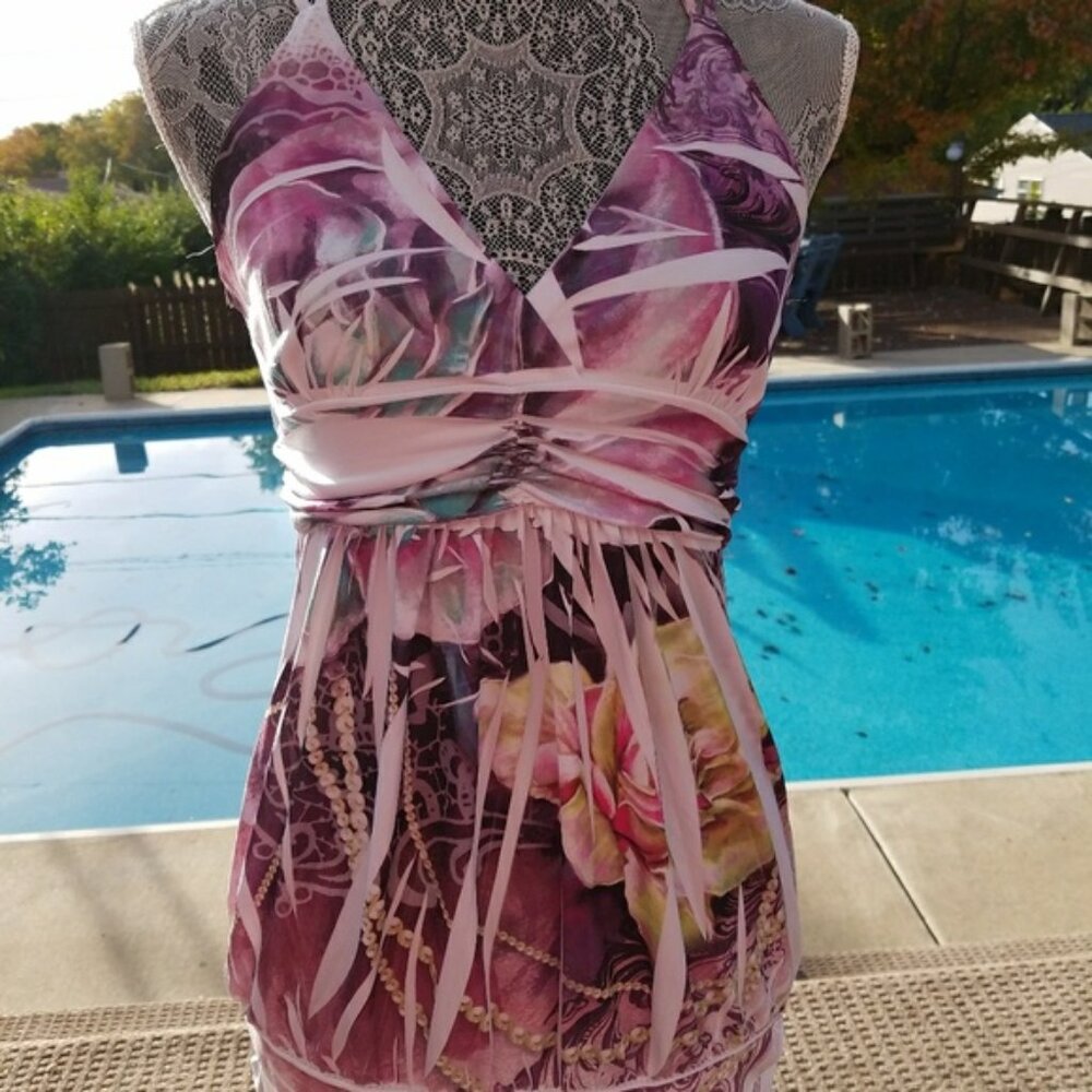 Body Central Twist Back Tunic